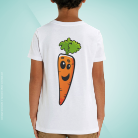 Premium Kinder T-Shirt weiß Textildruck